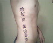 ribcage tattoo