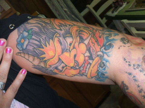 upper arm tattoo