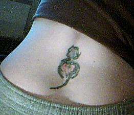 Heart & Wings with Rose thru middle tattoo