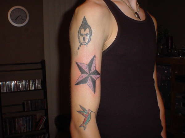 REWORKED A BAD STAR tattoo
