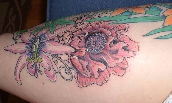 oriental poppy tattoo