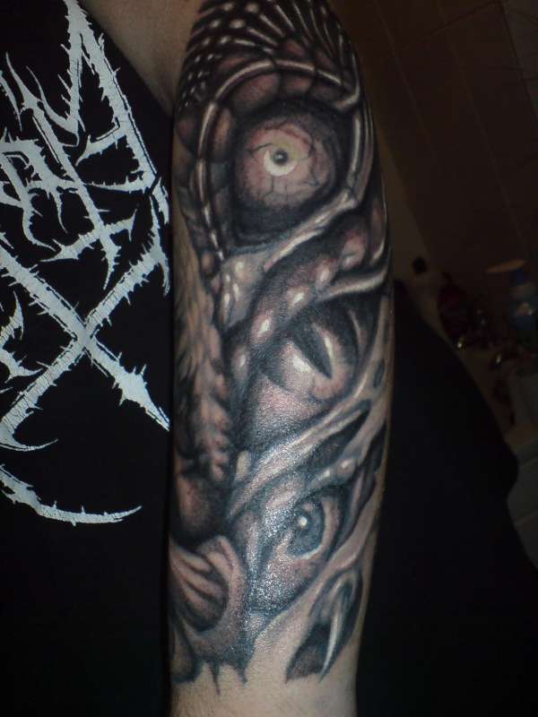 Nightmare Sleeve tattoo