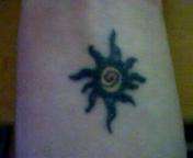 Sun tattoo