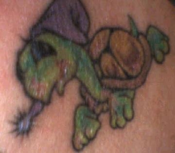 sleepy turtle tattoo