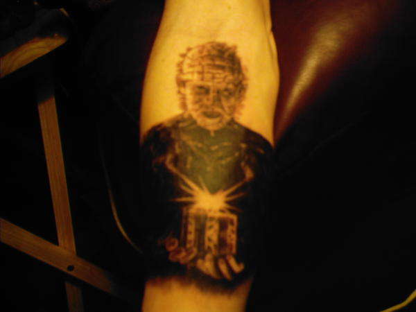 Hellraiser (right forearm) tattoo