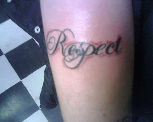Respect tattoo