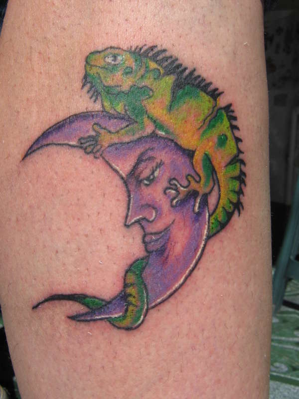 Iguana tattoo