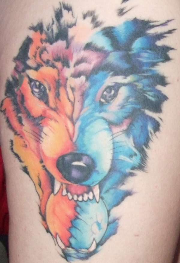 Norse Wolf tattoo