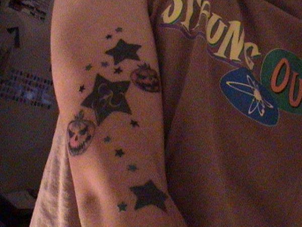 Stars and Pumpkins tattoo