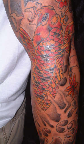 left arm tattoo