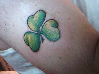 Shamrock tattoo