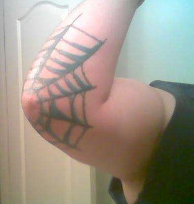 Spider Web tattoo