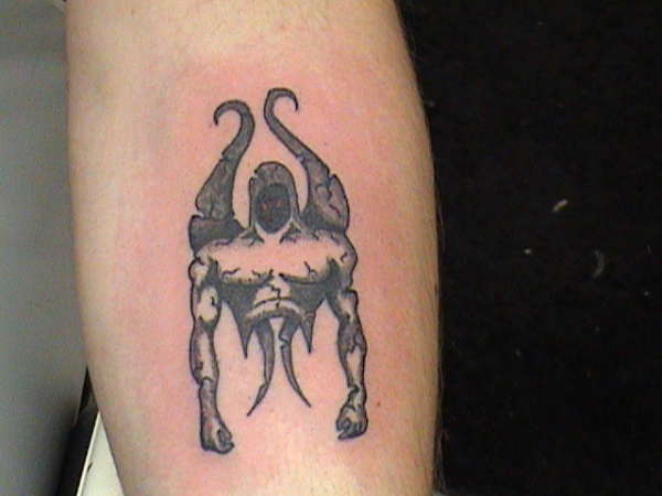 demon tattoo