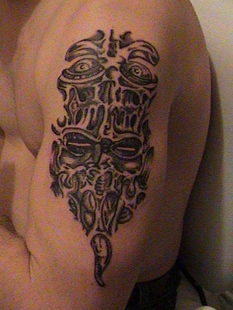 faces tattoo