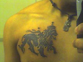 lion of judah tribal tattoo