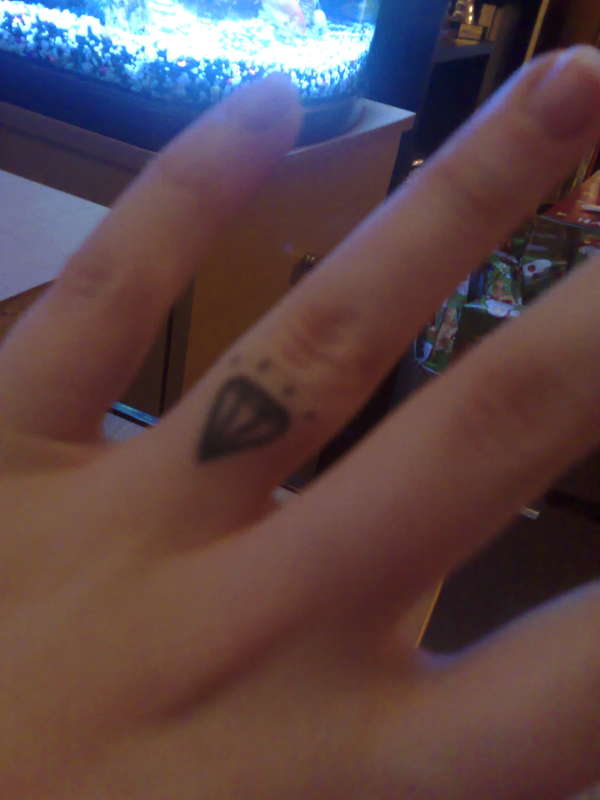 my diamond ring tattoo