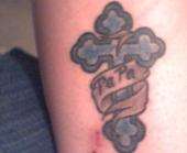 Cross tattoo
