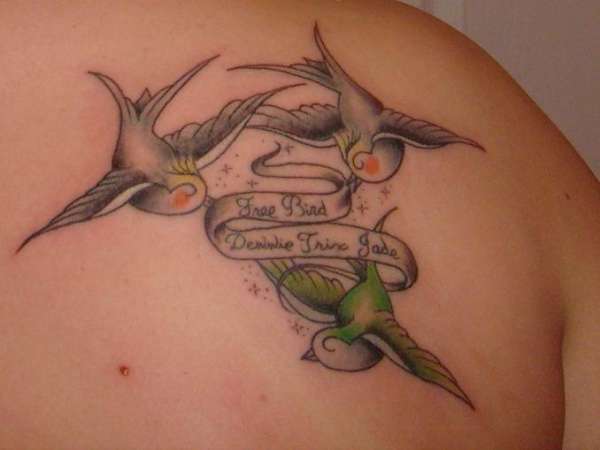 "free bird" tattoo
