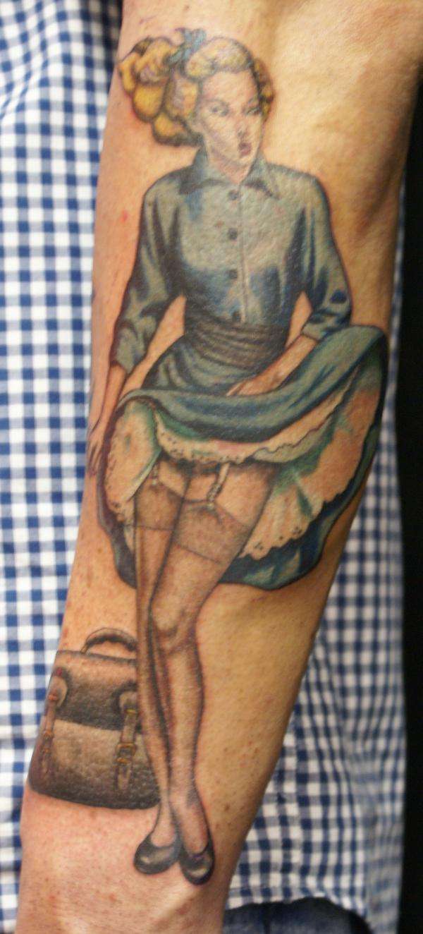 Pin Up tattoo