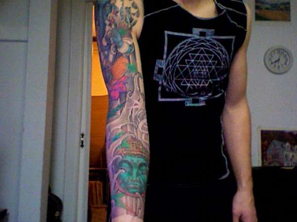 Sleeve in progress tattoo