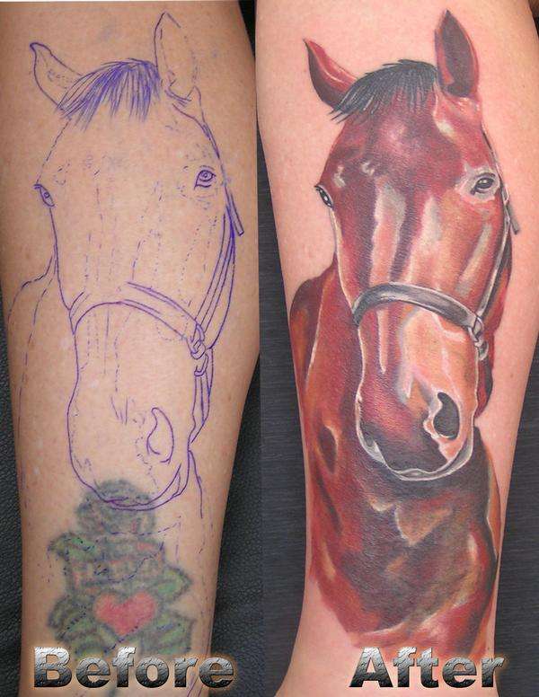 horse tattoo