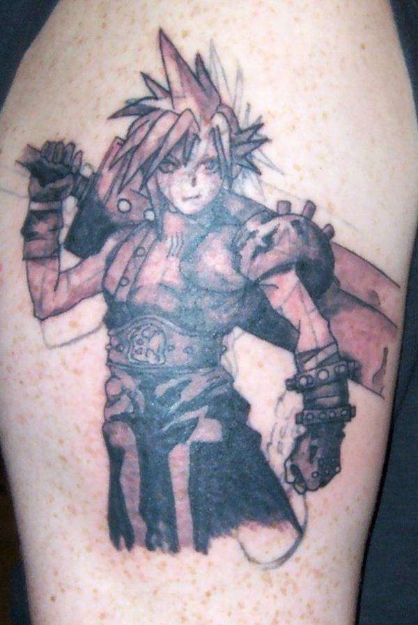 FF7 Final Fantasy Cloud tattoo