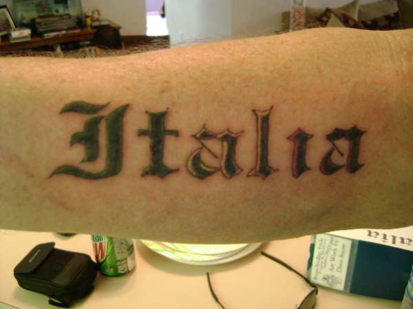 Italia tattoo