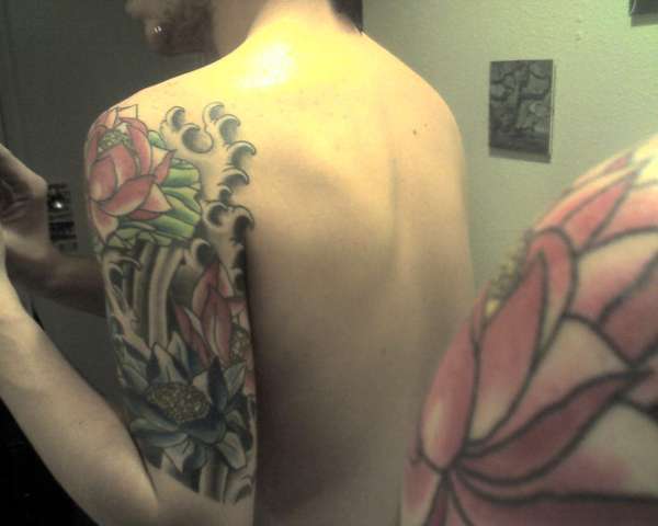 lotus sleeve 3 tattoo