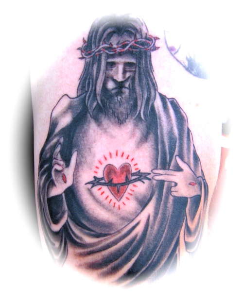 Jesus tattoo