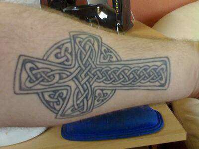 MY CELTIC CROSS tattoo