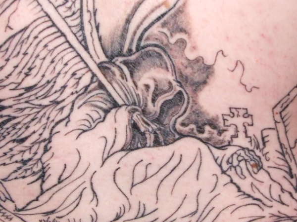reaper close up tattoo
