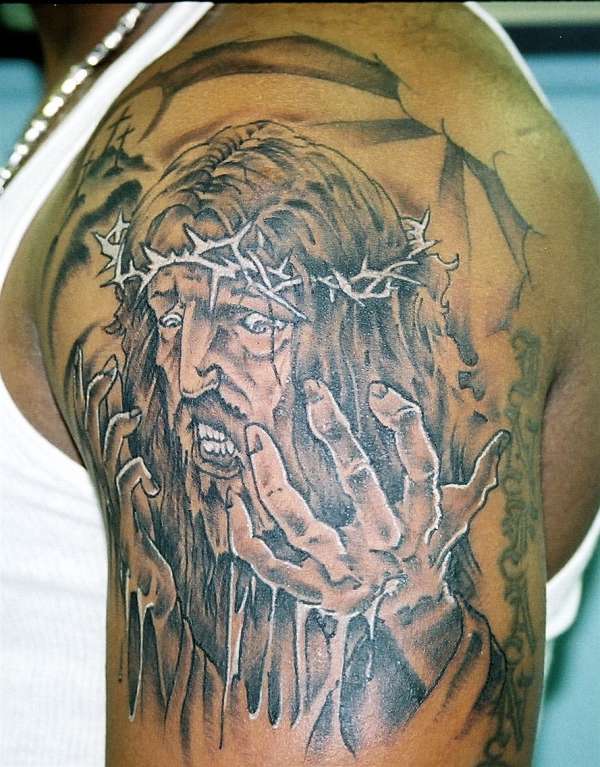 Jesus tattoo