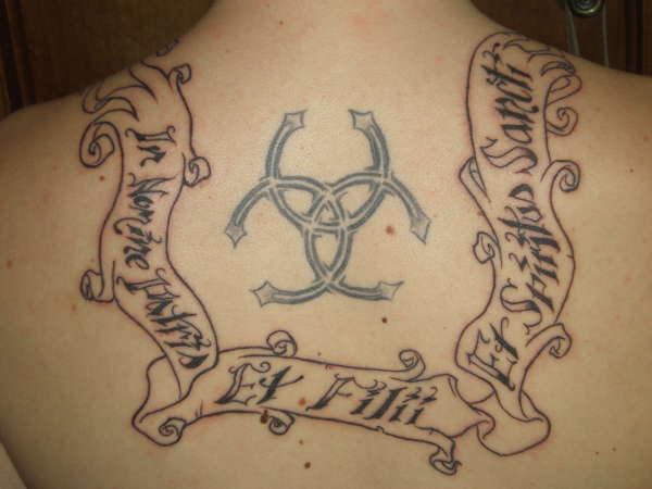 banner (color soon) tattoo