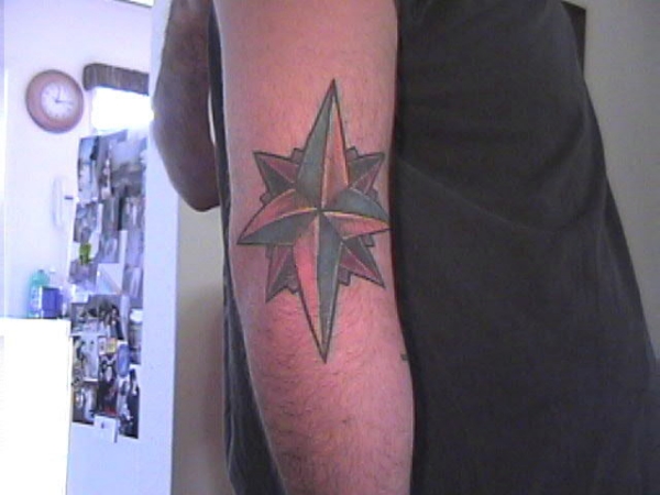 compass  rose tattoo