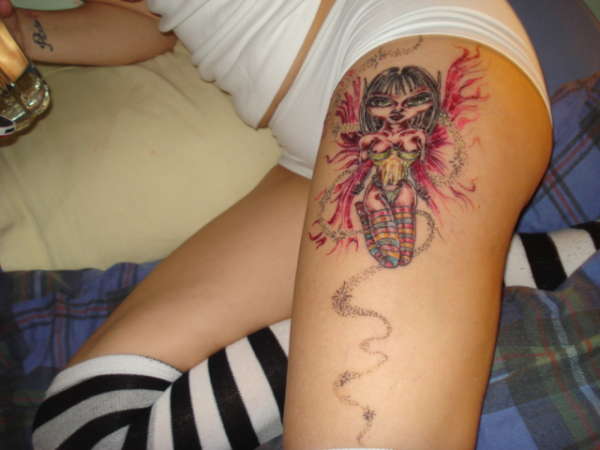 dark gothic fairy tattoos