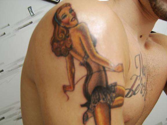 Pinup Girl tattoo