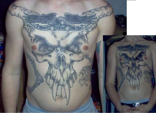 Skull tattoo