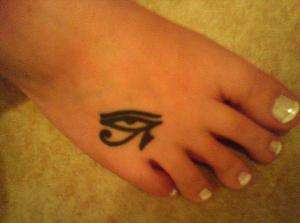 Eye of the Horus/Ra tattoo