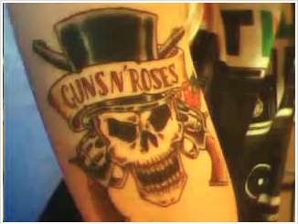 Guns N' Roses tattoo