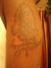 in gods hands tattoo