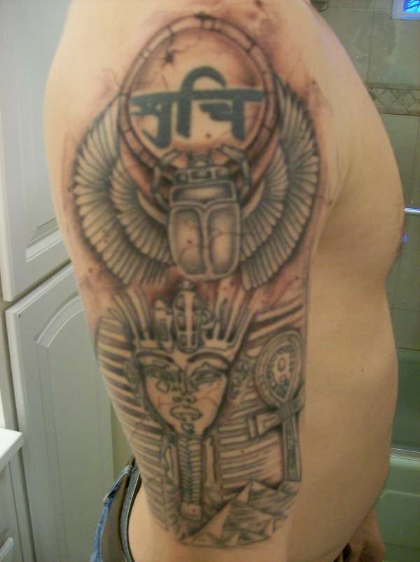 Ancient Egyptian Half Sleeve tattoo