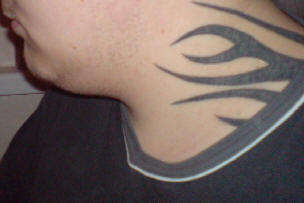 From Dusk Till Dawn Neck Tattoo tattoo