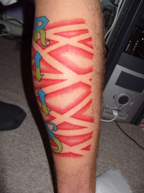 My tattoo on my right calf 3 of 3 tattoo