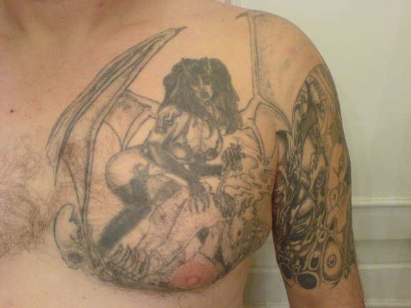 devil women tattoo
