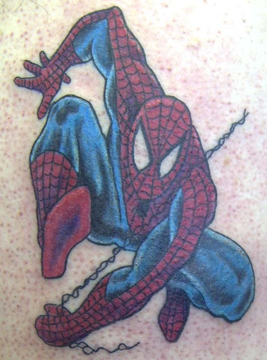 SPIDER-MAN tattoo