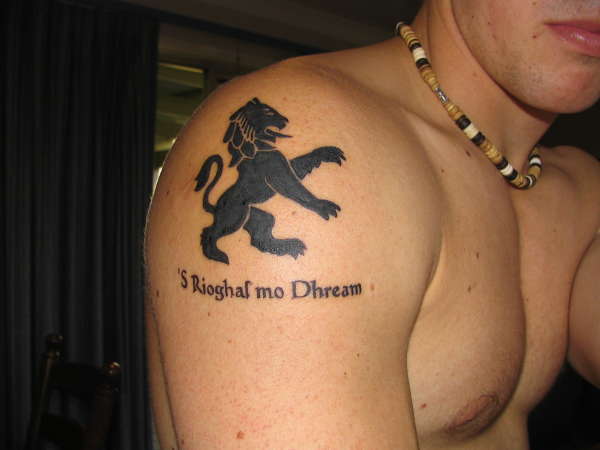 'S Rioghal mo Dhream tattoo