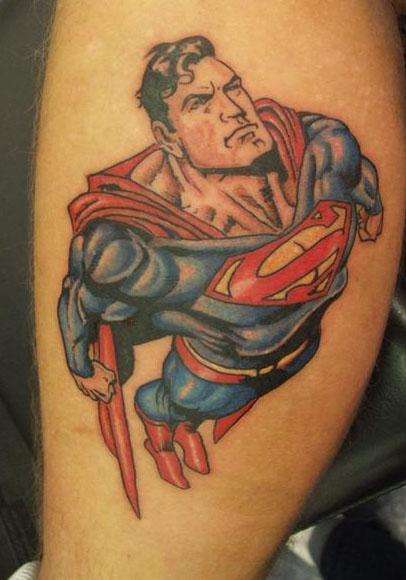 Superman tattoo