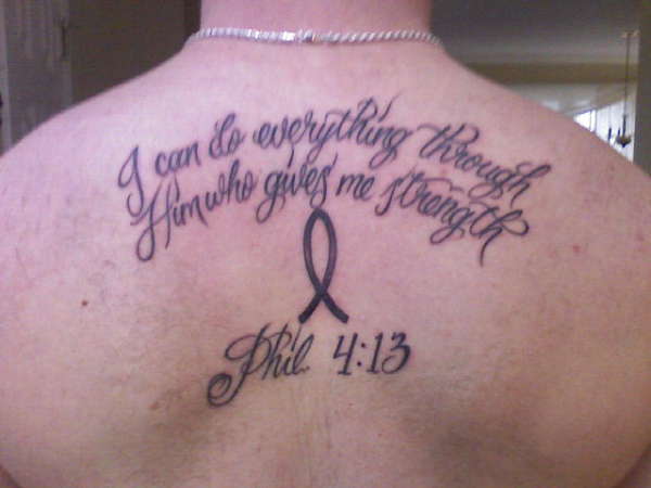 Verse Phil. 4:13 tattoo