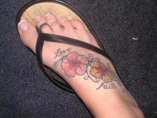 MY FOOT TATTOO.. tattoo