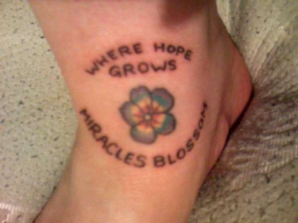 hope grows tattoo